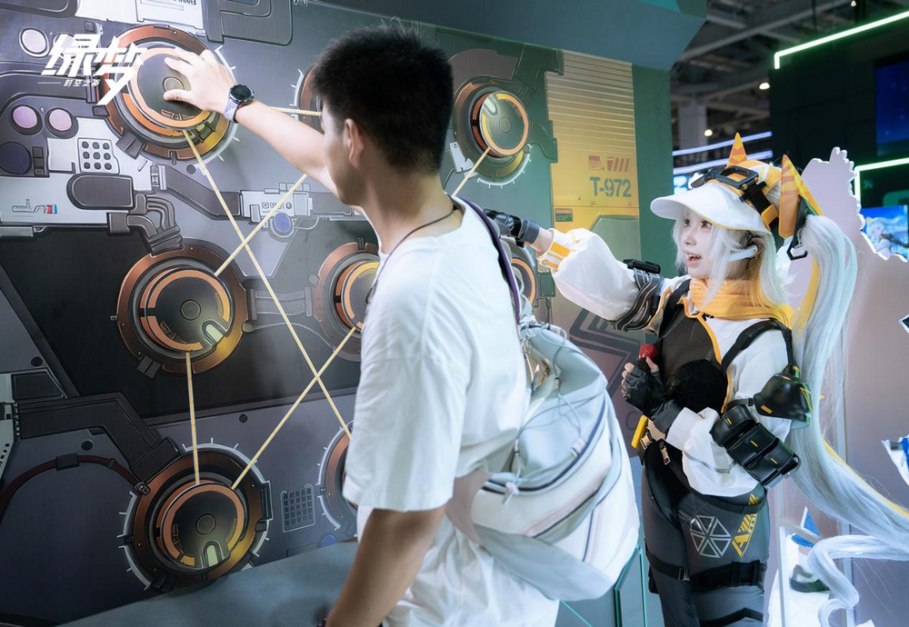 二次元ACT新游燃动BW2025《绿梦：时空之声》展台引爆现场试玩热潮(图5)