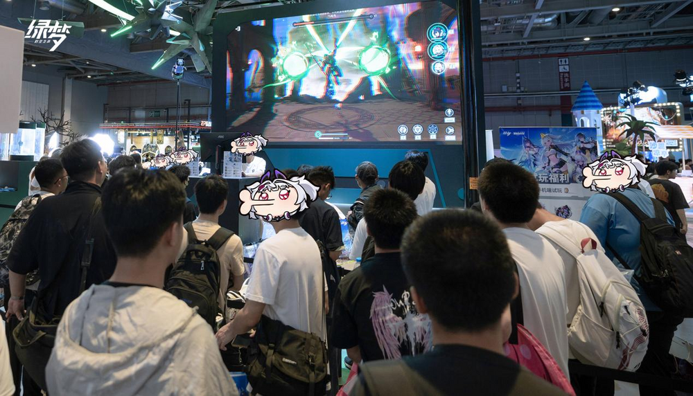 二次元ACT新游燃动BW2025《绿梦：时空之声》展台引爆现场试玩热潮(图7)