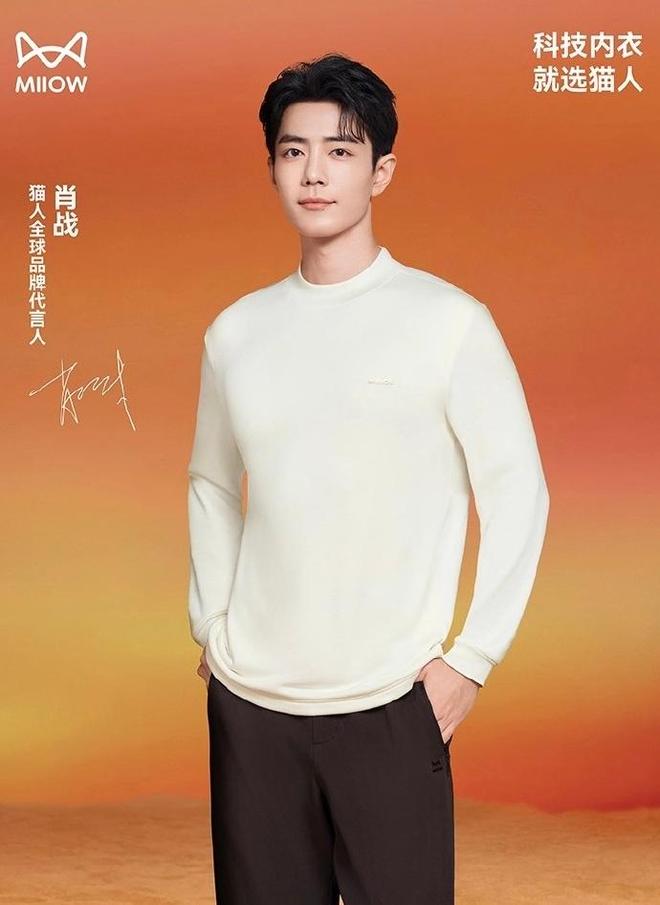 肖战代言的猫人干波大的两广告大片齐发两种风格太带感(图2)
